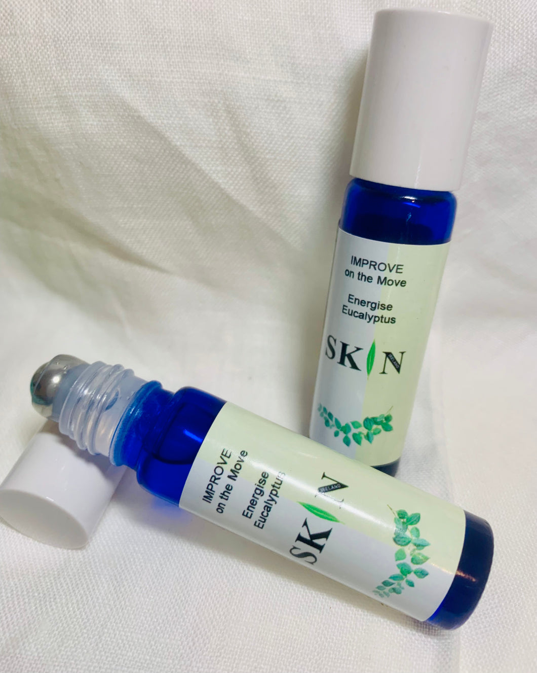IMPROVE on the Move Energise Eucalyptus. Roller blend for pulse points (10ml)