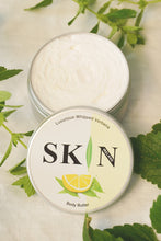 Load image into Gallery viewer, Luxurious Whipped Body Butter in Lavender or Verbena or Rose Geranium or Eucalyptus or unscented (no essential oil).  100ml and 200ml
